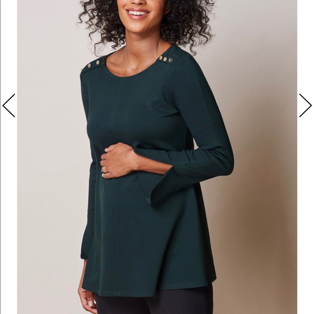 Beautiful Maternity Tunic/Dress in WHITE